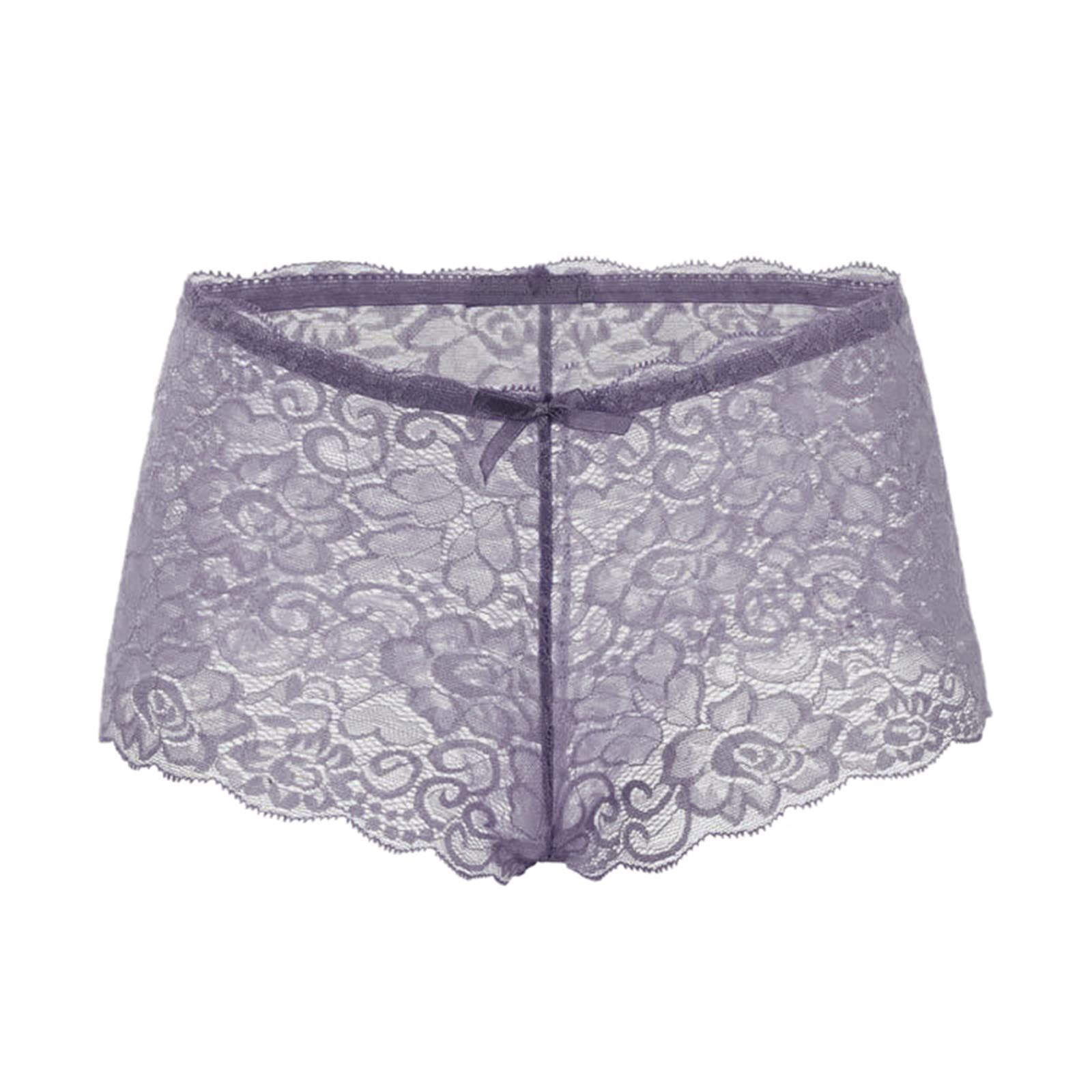 Sexy Lace Women's Brief Panties - Soft Seamless Bikini Underwear for Ladies - Comfortable & Breathable Boxer Panties for Everyday Wear, Sleep & Special Occasions