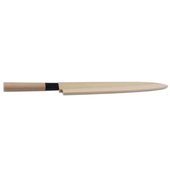 Premium Wooden Saya Knife Cover for Y800 27 Knife - Handcrafted Protection for Japanese Chef Knives - Perfect for Kitchen, Camping & Outdoor Cooking