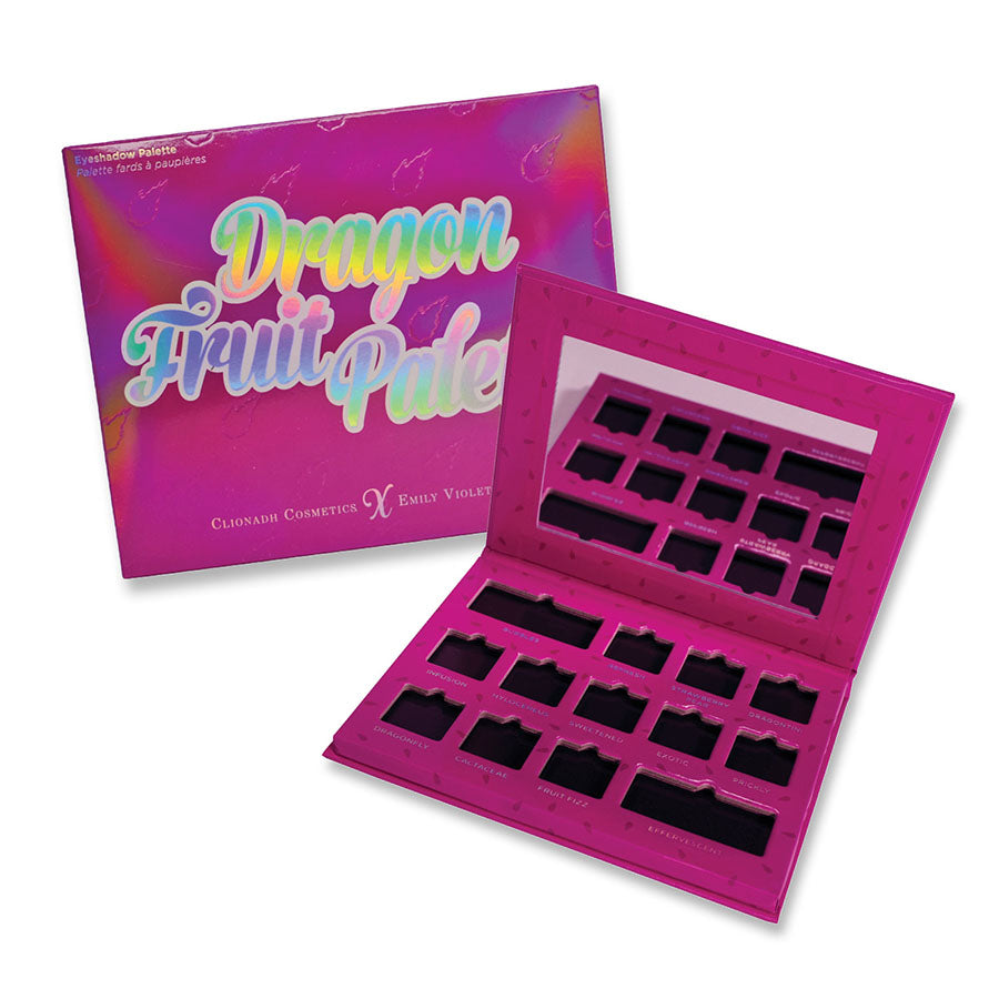 Dragon Fruit Eyeshadow Palette (Empty) - Vegan & Cruelty-Free Makeup Kit for DIY Cosmetics | Perfect for Professional Artists & Makeup Enthusiasts