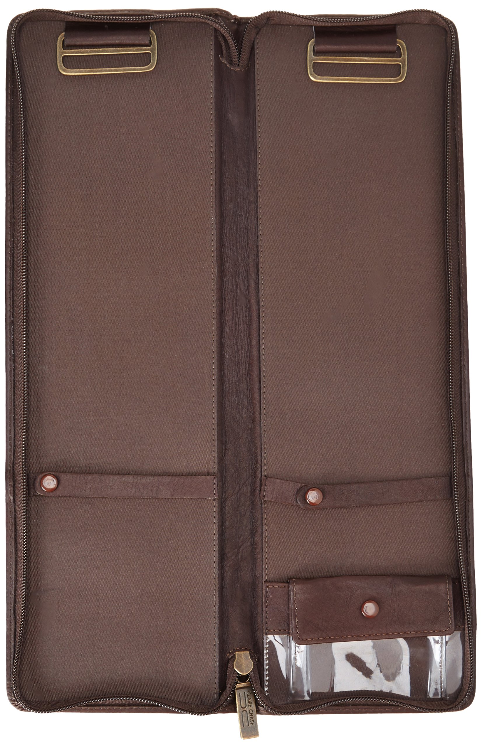 Claire Chase Necktie Holder for Men - Premium Silk Tie Organizer for Office, Business, and Travel - Perfect for Closet, Drawer, or Suitcase Storage