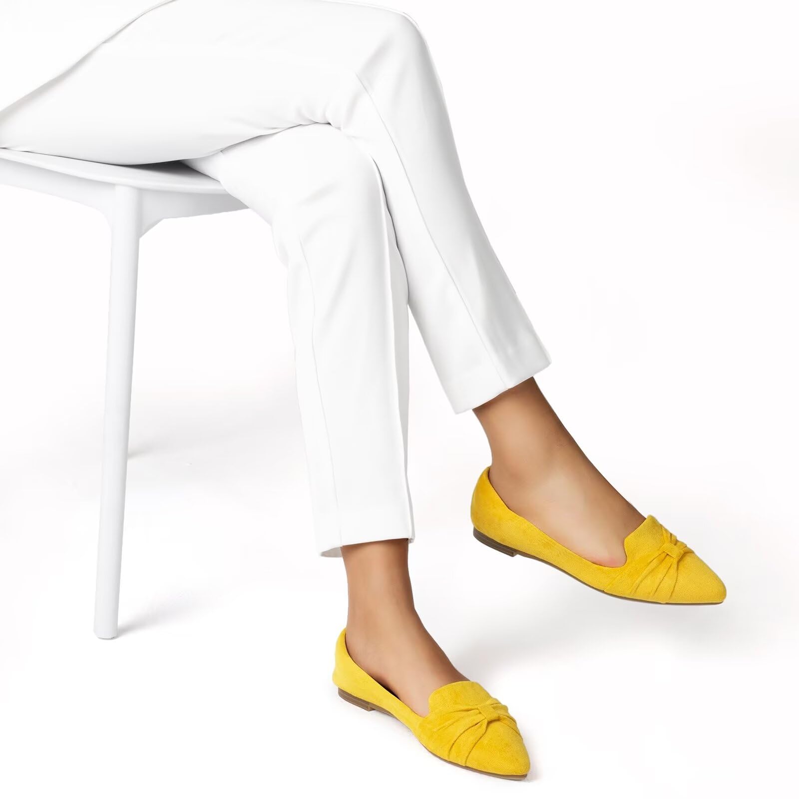 MUSSHOE Women's Comfortable Slip-On Flat Shoes - Casual & Dressy Loafers for Work, Office, Travel & Everyday Wear