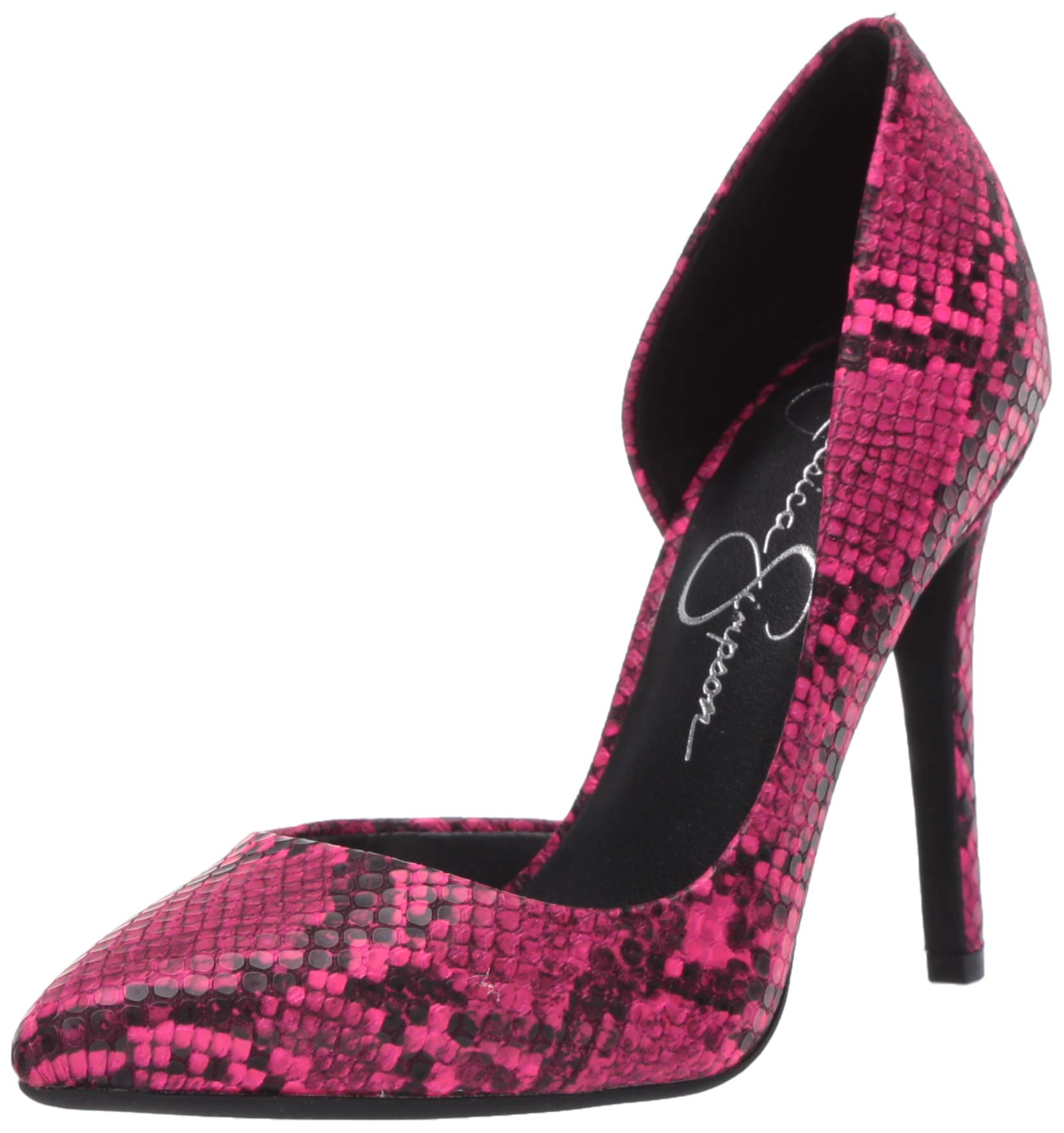 Jessica Simpson Women's Prizma Pointed Toe D'Orsay Heels Pumps - Elegant High Heels for Work, Party & Special Occasions