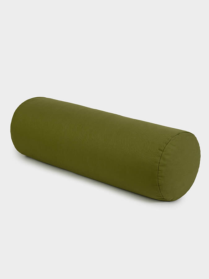 Organic Buckwheat Meditation Bolster Cushion for Yoga & Zen Relaxation - Eco-Friendly Support Pillow for Meditation, Yoga Studio, and Home Decor