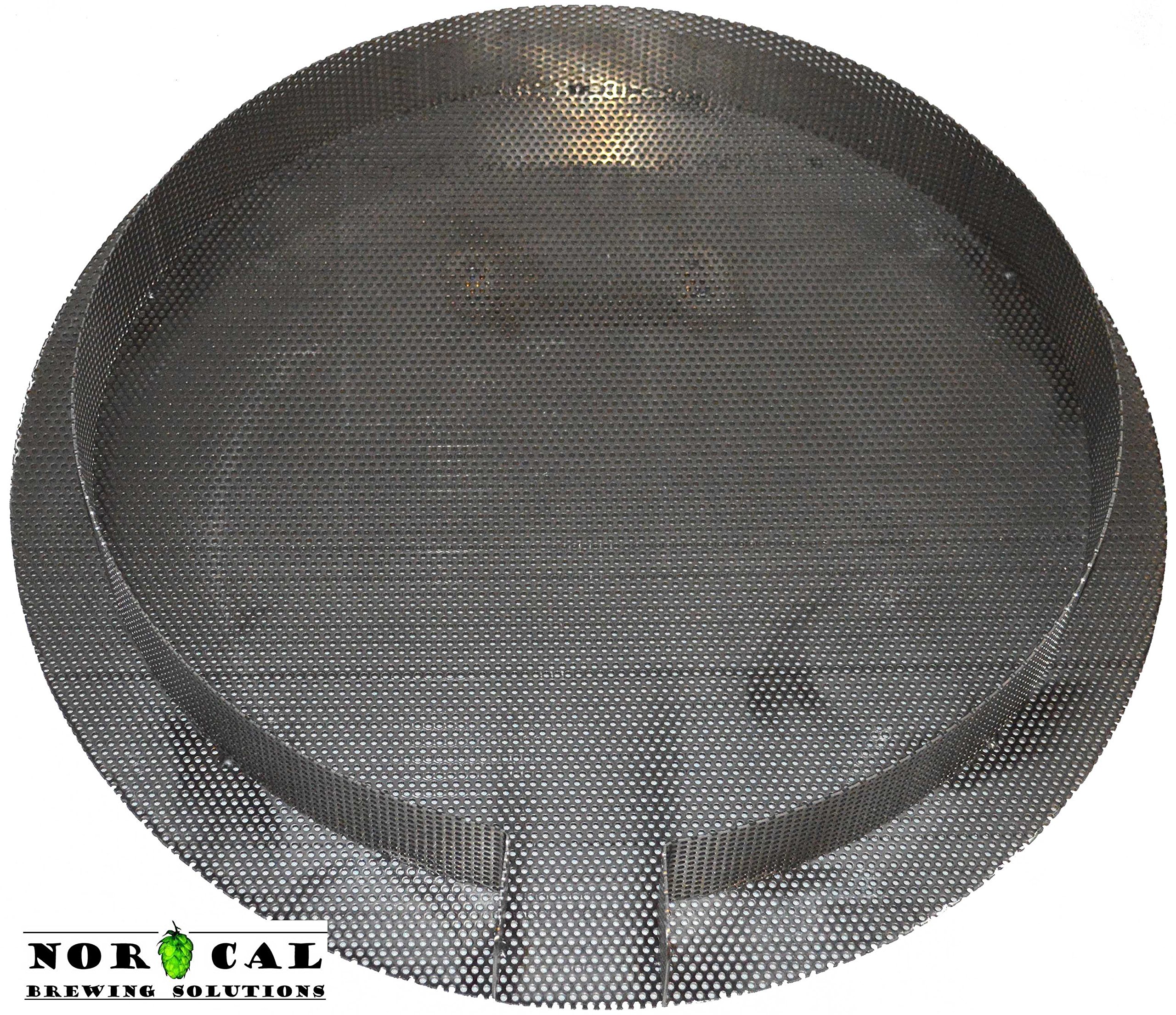 Stainless Steel False Bottom for Fermentap/Morebeer! BE303 (8.5 Gallon/34 Quart) Brewing Kettle - Perfect for Homebrewing Beer, Wort Filtration & Fermentation