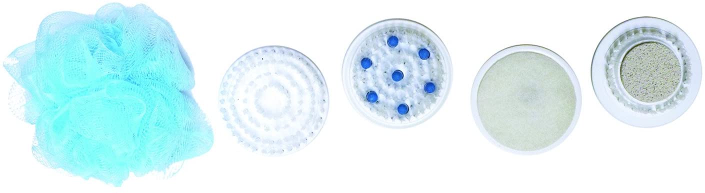 RELAXUS Spin Body Brush with Exfoliating Bristles - Gentle Skin Cleansing & Massage for Smooth Skin - Perfect for Shower, Spa & Dry Brushing Therapy