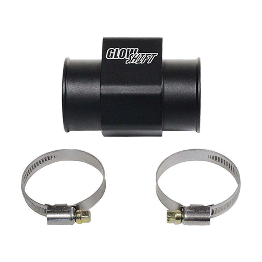 GlowShift 32mm Radiator Hose Adapter for Water Temp Gauge - Perfect for Car Cooling System