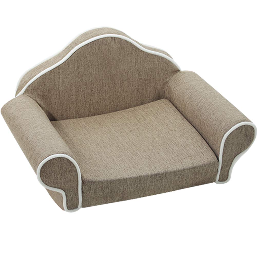 **Premium Orthopedic Memory Foam Pet Bed - Washable Removable Cover, Foldable Sofa Design for Dogs & Cats - Breathable Comfort for Small, Medium & Large Breeds - Perfect for Living Room, Bedroom & Travel (Coffee)**