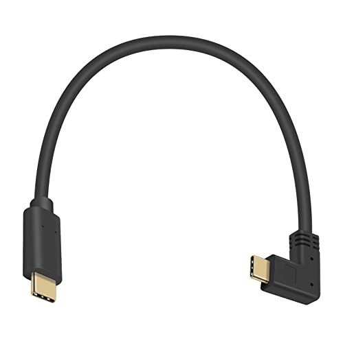 Right Angle Usb C Cable Black
