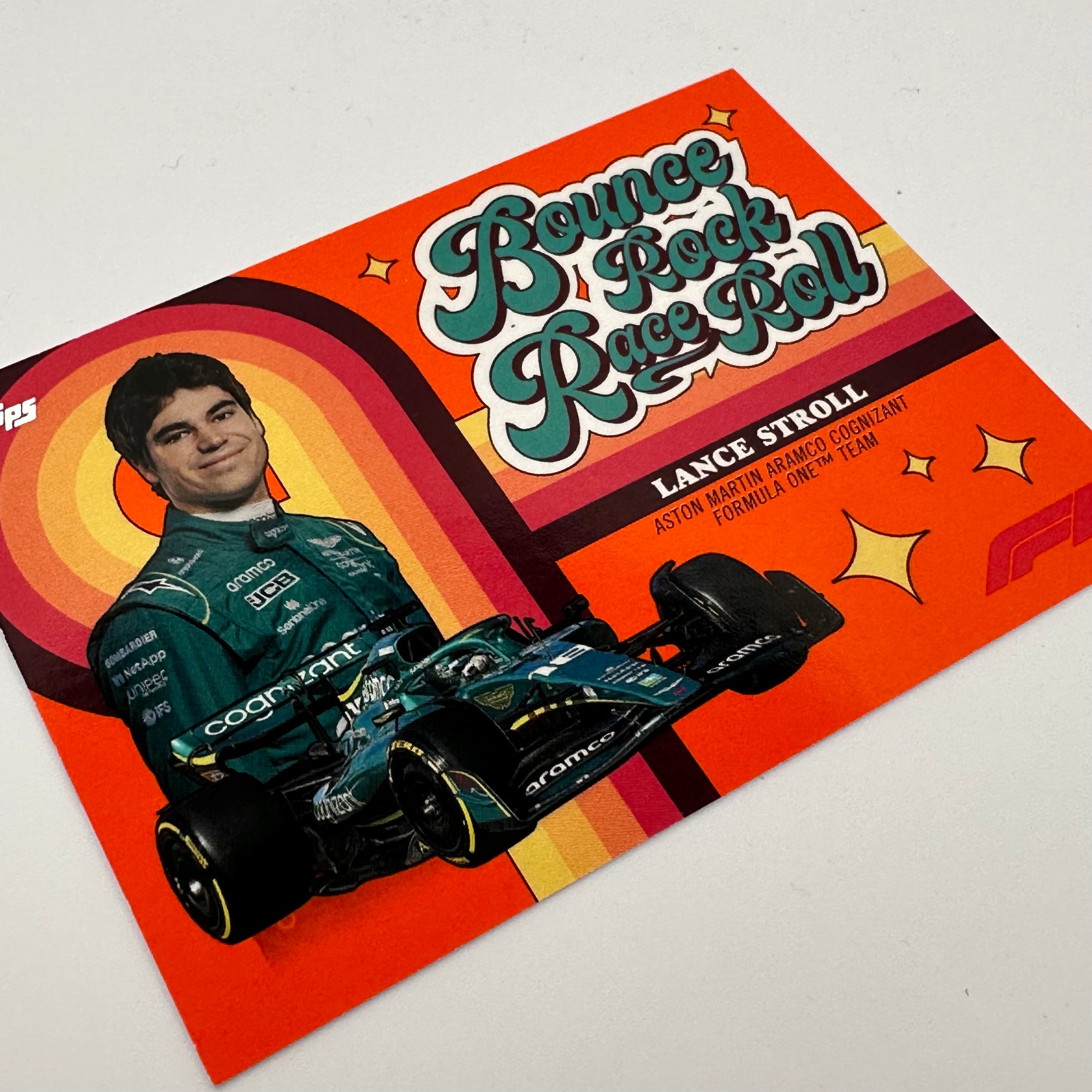 2022 Topps Formula 1 Lance Stroll Orange #16/25 Bounce Rock Race Roll - F1 Racing Collectible for Fans & Memorabilia Enthusiasts