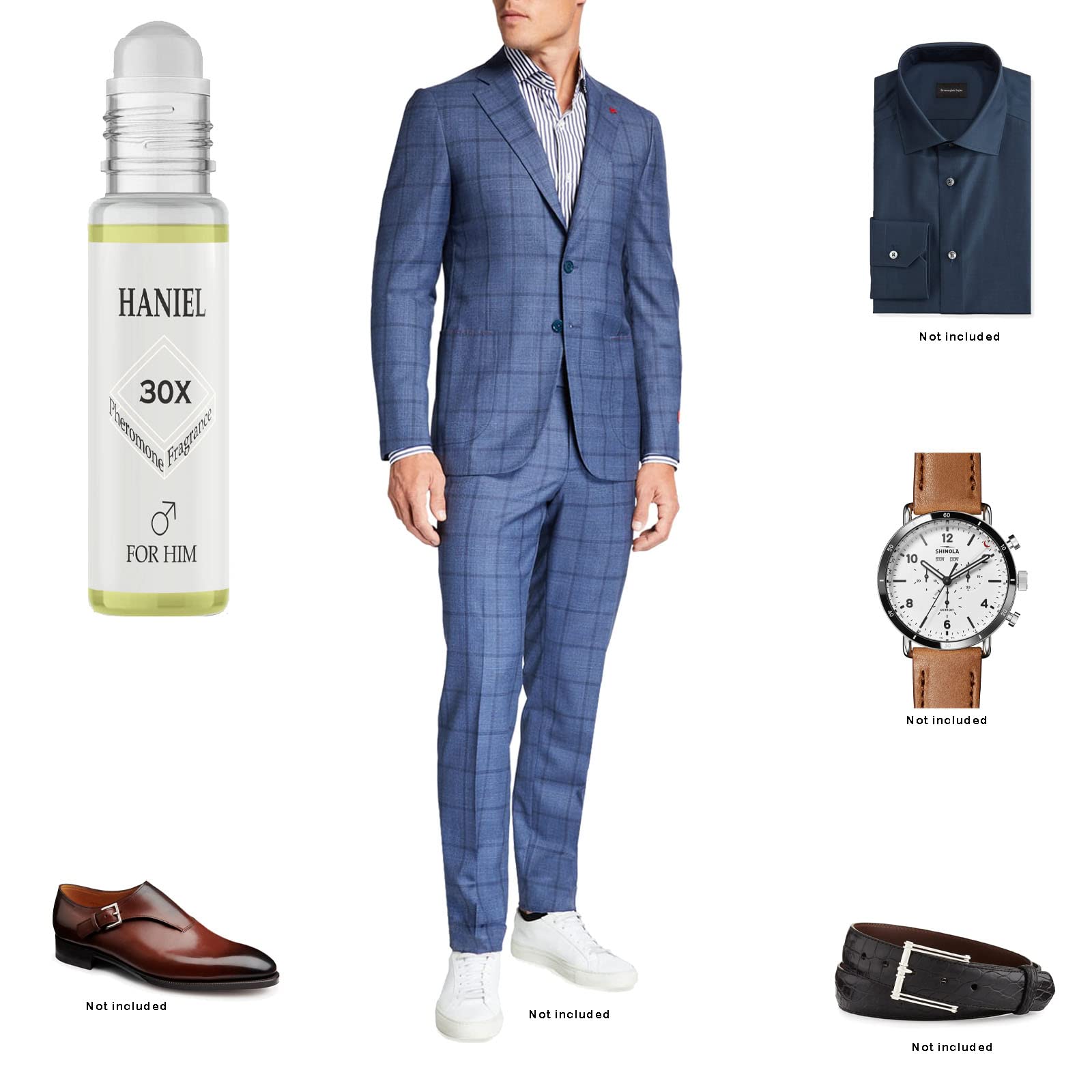Haniel Cologne for Men - Aromatic Aquatic Fragrance with Irresistible Charm | Long-Lasting Scent to Attract & Captivate | Perfect for Date Night, Office & Special Occasions