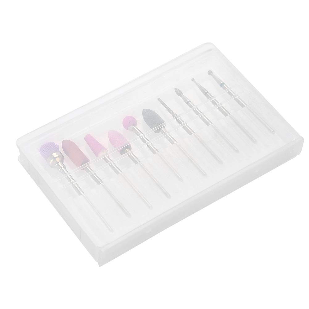 Premium Tungsten Steel Nail Drill Bits Set - Alloy Steel Manicure Grinding Heads for Professional & Home Use | Durable Salon Tools for Nail Art, Pedicure & DIY Beauty Care (C-Suit)
