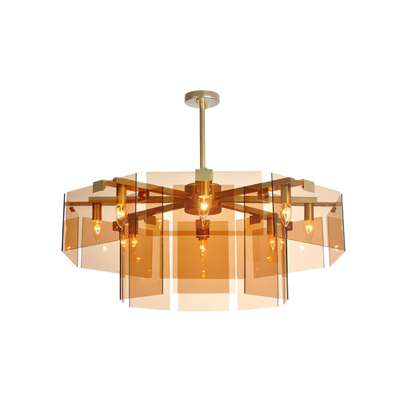 Gregory Chandelier - Elegant Crystal Ceiling Light Fixture for Dining Room & Living Room Decor | Perfect for Home, Wedding, Restaurant Lighting