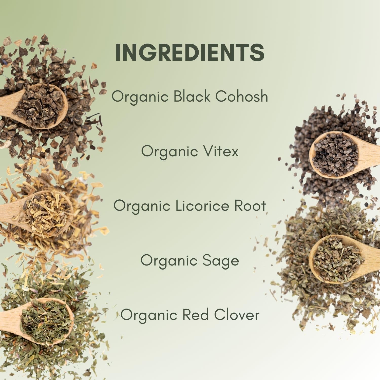 Organic Menopause Relief Tea - Natural Herbal Loose Leaf Tea for Hot Flashes & Night Sweats (2oz Bag, 30 Servings) | Full Leaf Tea Co. - Perfect for Relaxation, Stress Relief & Hormone Balance