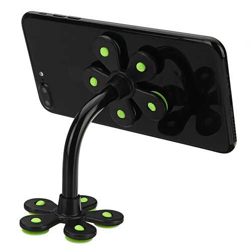 Bakeey 360° Rotating Car Phone Holder - Double Sided Suction Cup, Adjustable Dashboard & Windshield Mount for iPhone, Samsung, GPS - Perfect for Driving, Navigation & Hands-Free Calls