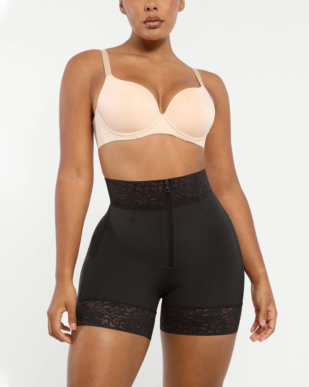 AirSlim® Mid Rise Steel Boned Butt Lifting Shapewear Shorts - Tummy Control & Body Shaper for Women - Perfect for Workout, Dress Wear & Everyday Comfort
