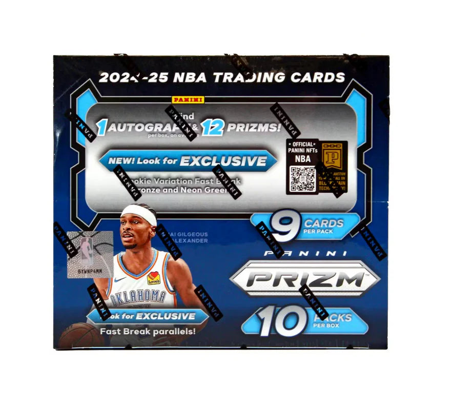 2024-2025 Panini Prizm Basketball Fast Break Trading Cards Box - Collectible NBA Cards for Sports Fans & Investors | Perfect for Card Collecting, Trading, and Investment Portfolio