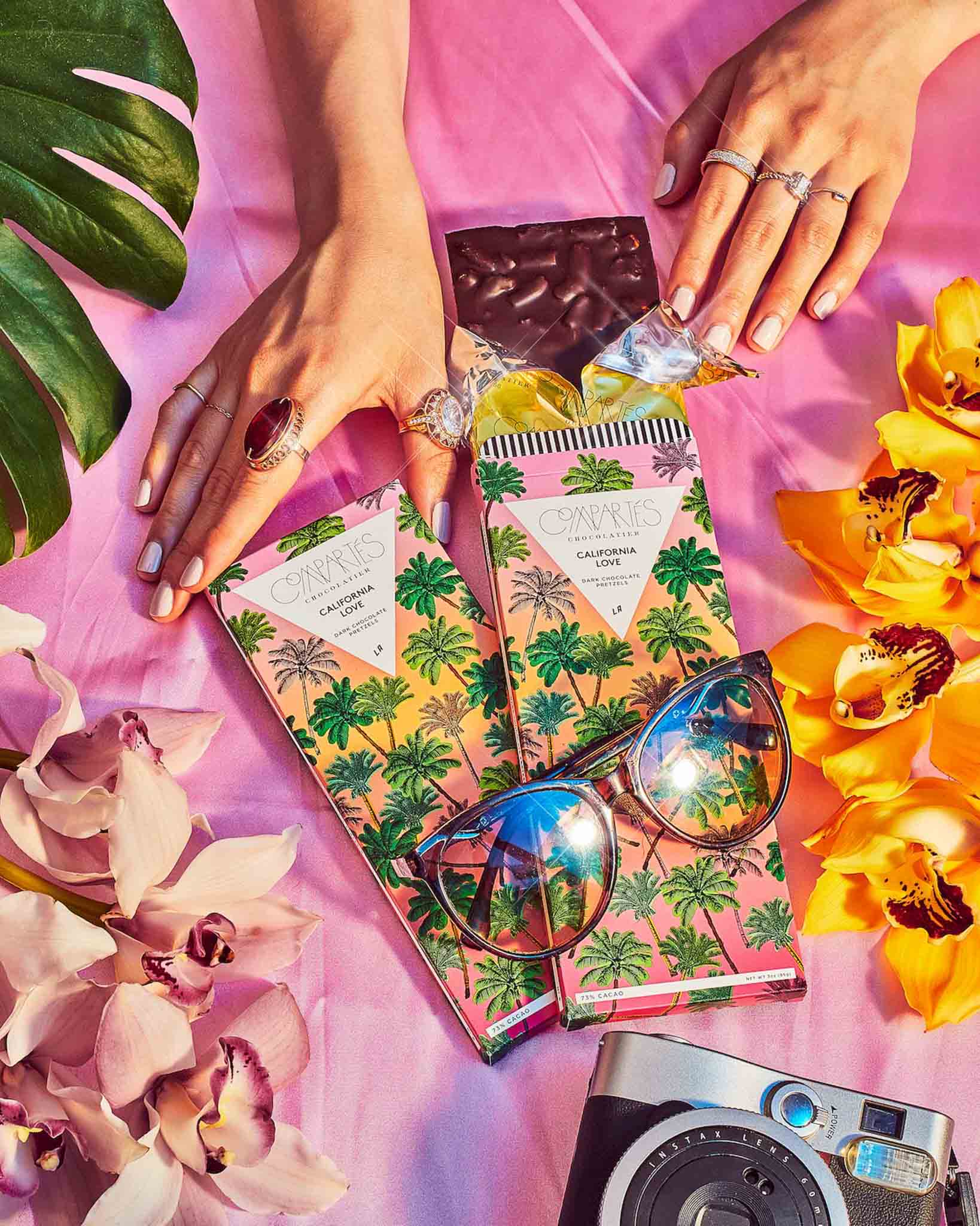 California Love Pretzel Chocolate Bar - Crunchy Pretzel & Smooth Chocolate Snack for Gifting, Parties & Everyday Treats