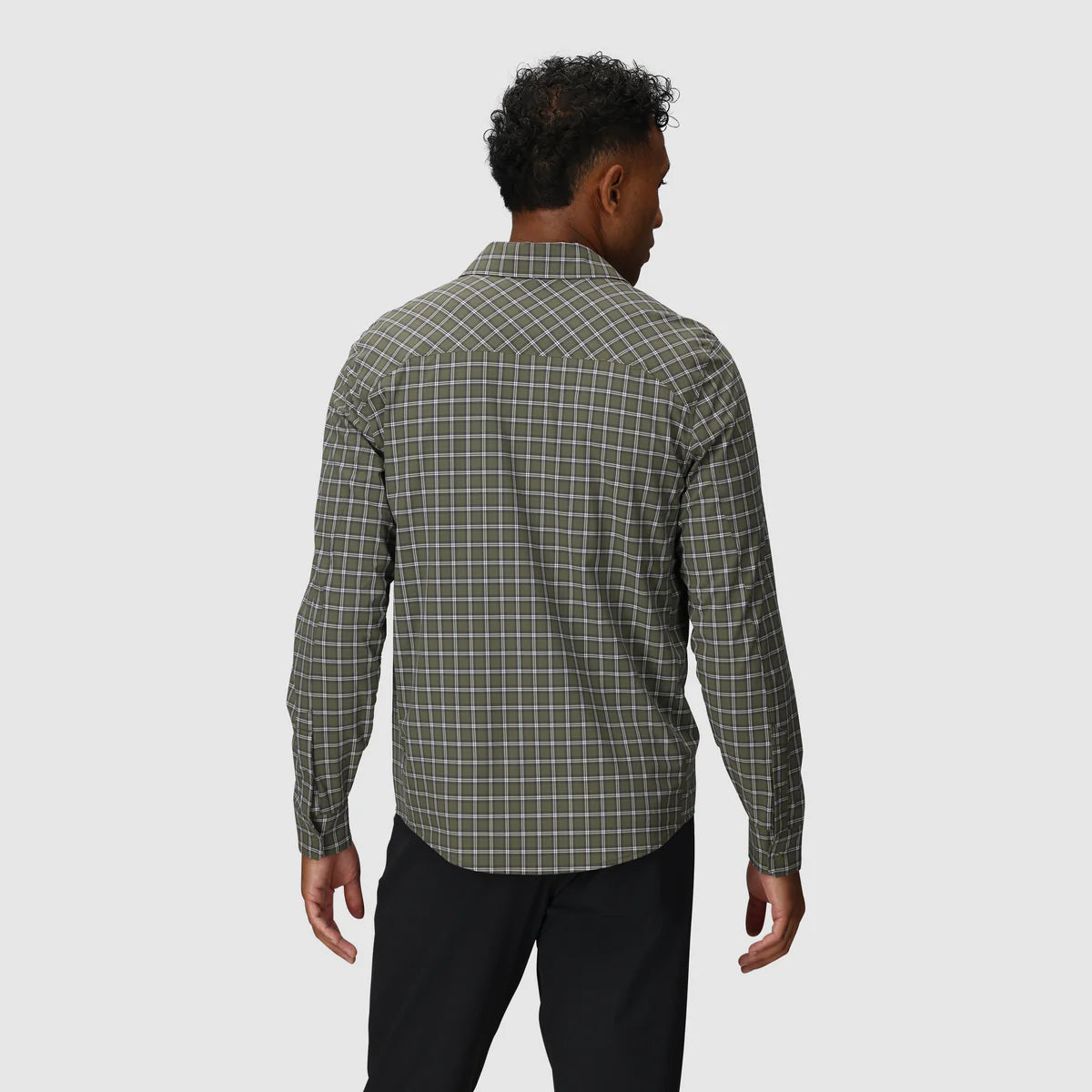 **Astroman Men's UPF 50+ Long Sleeve Sun Shirt - Lightweight & Breathable UV Protection for Hiking, Fishing & Outdoor Activities**