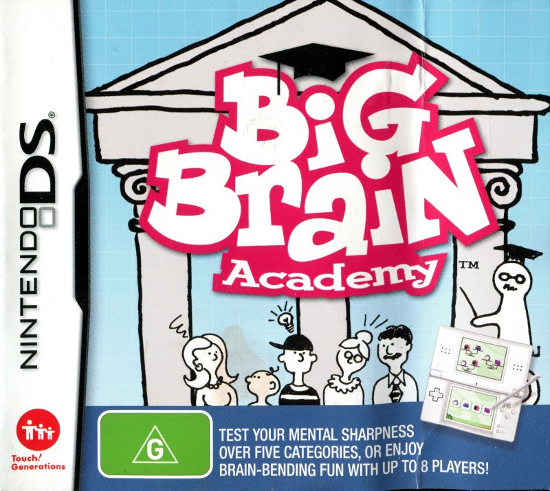 Big Brain Academy Nintendo DS Game - Brain Training & Puzzle Fun for All Ages - Perfect for Family Game Nights & Travel Entertainment