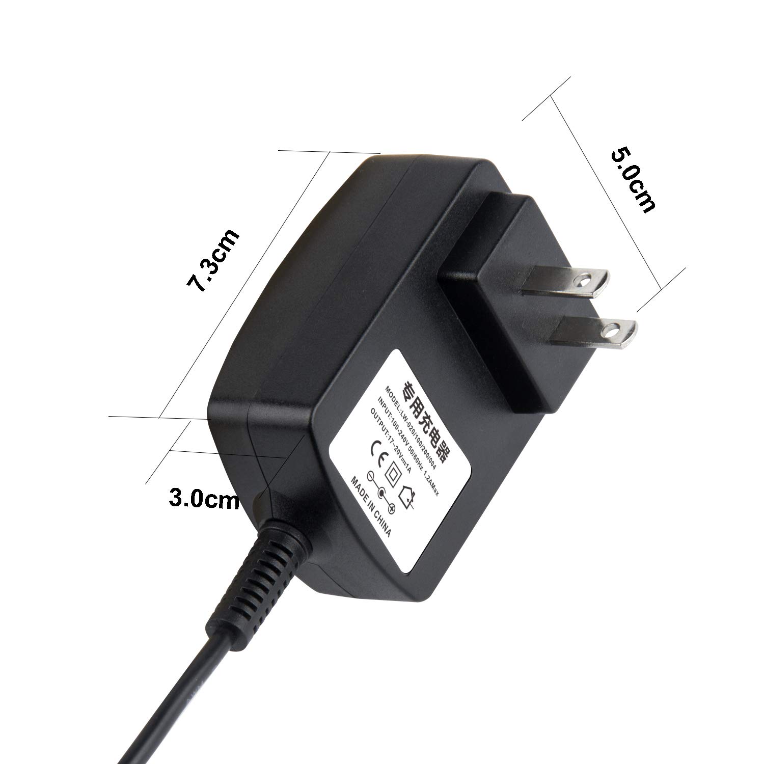 Bose SoundLink I II III 1 2 3 Wireless Speaker AC/DC Power Adapter - 17V-20V Replacement Charger Cord for SoundLink Mobile Speaker System (Models 10 306386-101 369946-1300 301141 404600 414255) - Perfect for Home, Office & Travel Use