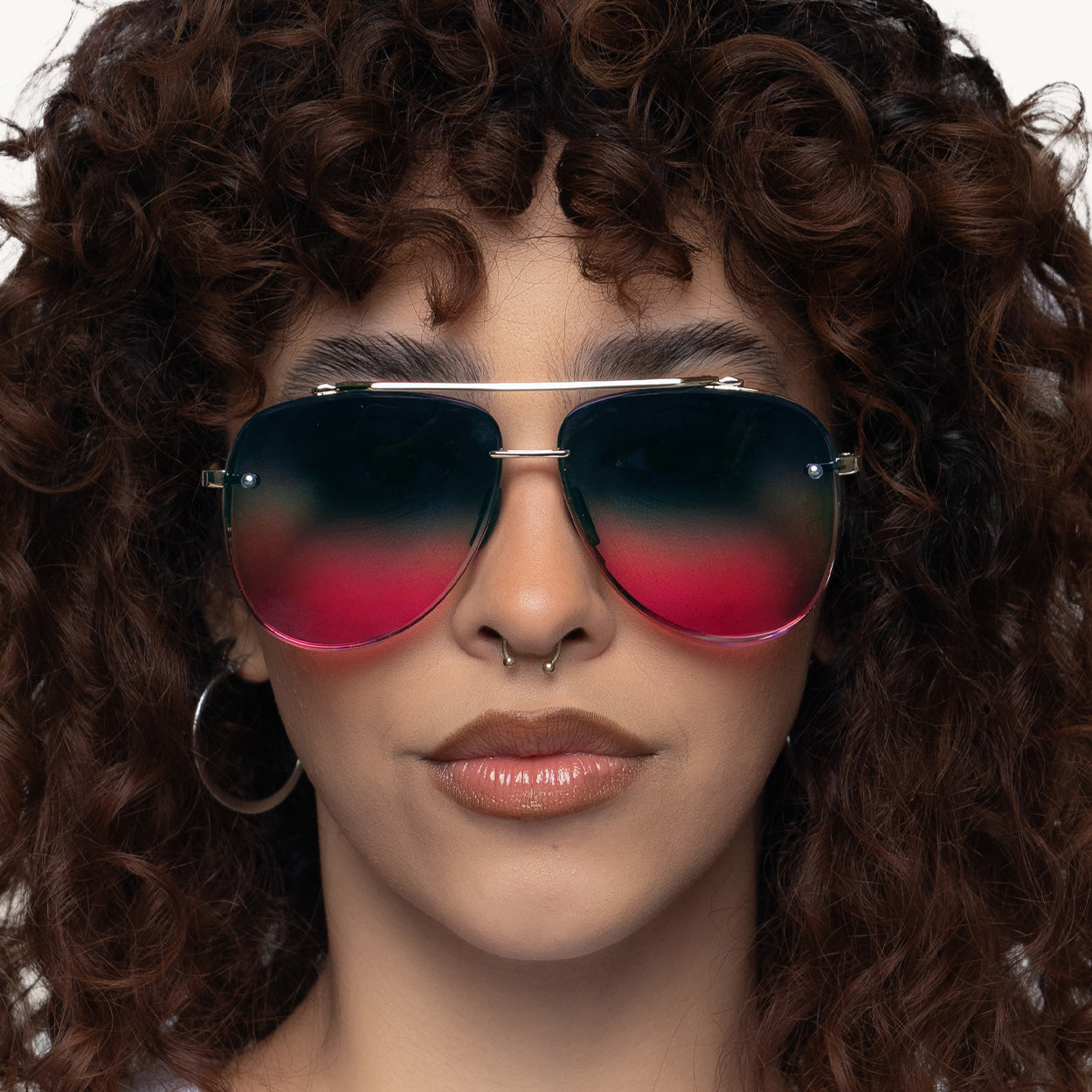 Luna Tangle-Free Pride Aviator Sunglasses for Men & Women - UV Protection, Lightweight & Stylish - Perfect for Outdoor Activities, Beach, Driving & Fashion Accessories