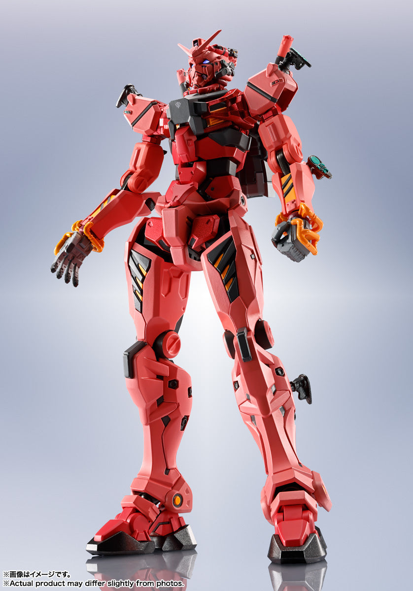 Bandai Metal Robot Spirits Gundam GQuuuuuuX gMS α Red Gundam Action Figure - Premium Collectible Model for Anime Fans & Display