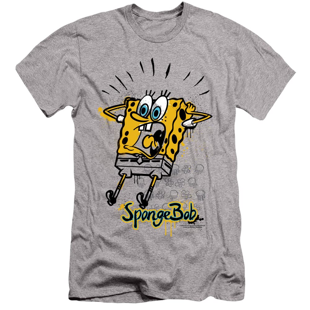 Spongebob Shocking! Graphic T-Shirt for Men & Women - Slim Fit Unisex Adult Tee - Perfect for Casual Wear, Cosplay & Gifts