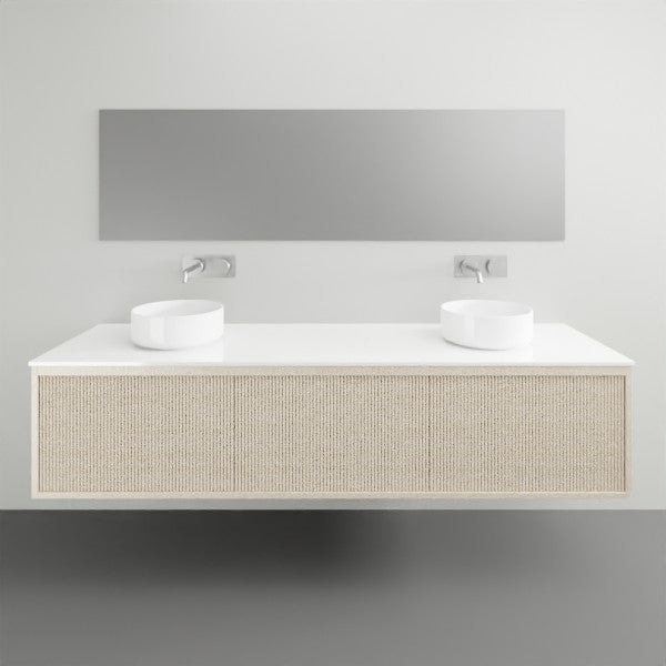 ADP Clifton Vanity - Modern Bathroom Vanity Set with Sink & Mirror, White Gloss Finish - Perfect for Small Bathrooms, Powder Rooms & Guest Baths