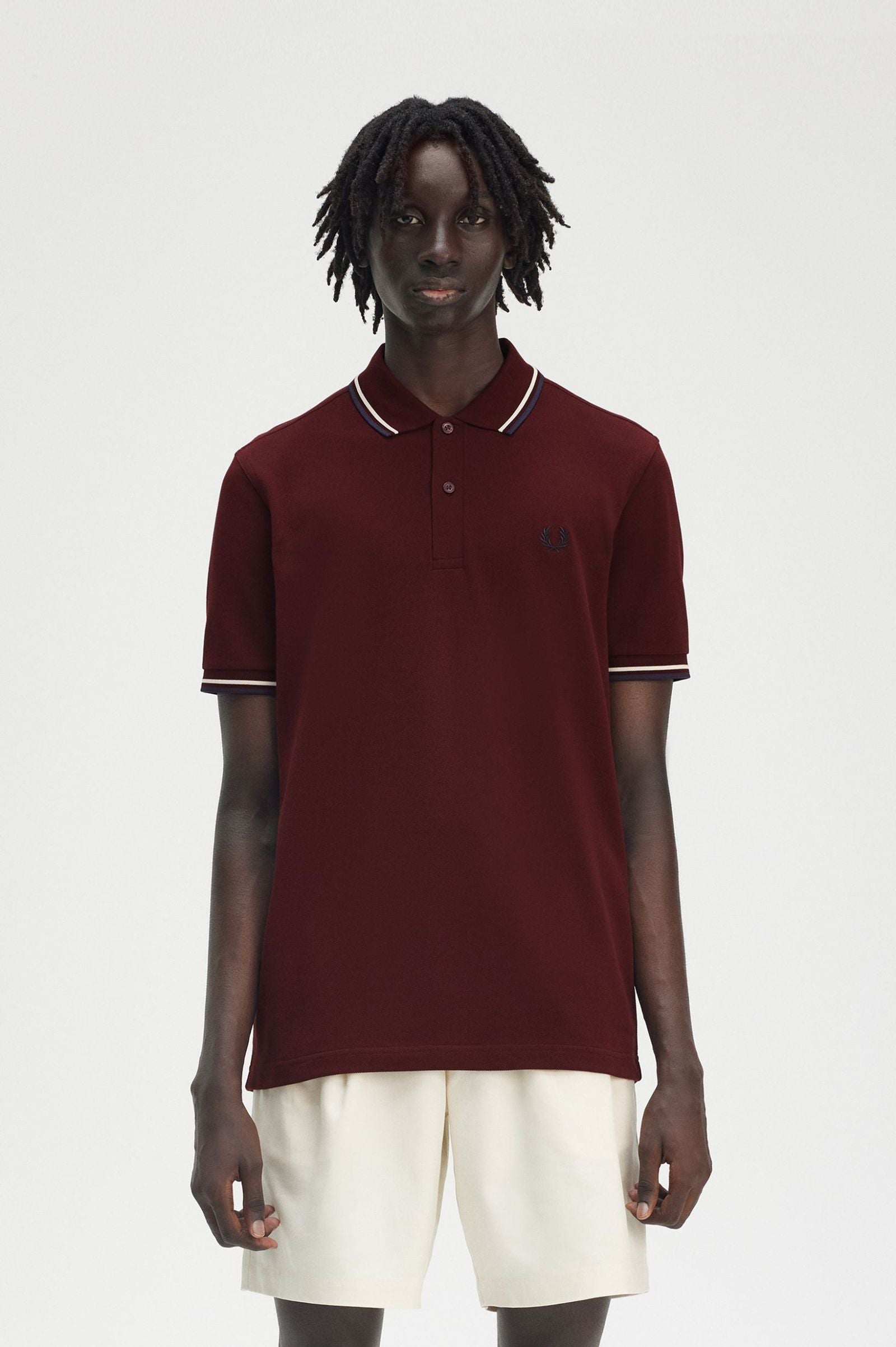 Fred Perry Twin Tipped Polo Shirt for Men | Classic Cotton Casual Wear | Perfect for Office, Golf & Smart Casual Outfits