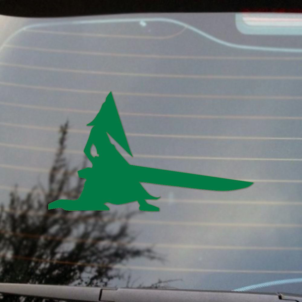 Pyramid Head Cosplay Vinyl Decal - Green Gaming Sticker for Silent Hill Fans | Perfect for Laptops, Helmets & Gaming Accessories