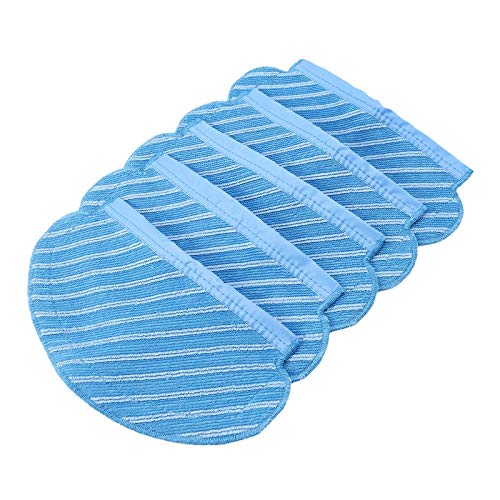 5Pcs Replacement Mop Cloths for Deebot OZMO 950/920 Robot Vacuum Cleaner - Washable & Durable Cleaning Pads - Perfect for Hardwood Floors & Tile Cleaning