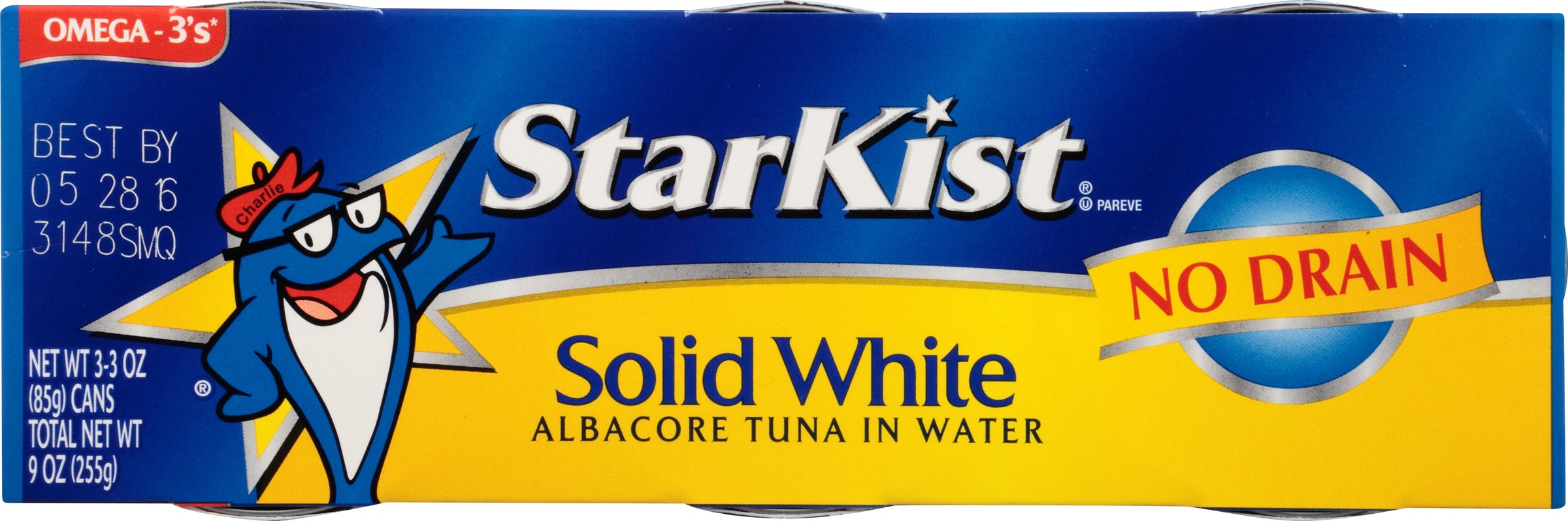 Premium Starkist Solid White Albacore Tuna in Water - 24 Cans (3-Count Packs of 8) | High Protein, Low Mercury | Perfect for Salads, Sandwiches & Keto Meals