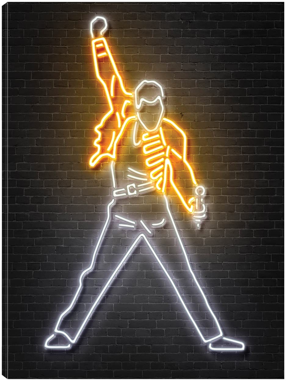 Premium Mercury Canvas Wall Art by Octavian Mielu - Handcrafted Fine Art Painting for Living Room, Bedroom, Office Decor - Ready to Hang 24x32 Inches - Perfect for Home, Dining Room & Guest House Wall Decor