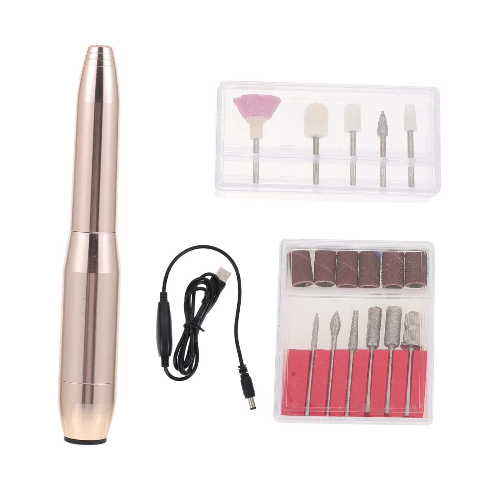 Beavorty Rechargeable Cordless Nail Drill Machine - Professional Nail Grinder & Manicure Kit for Home Salon, DIY Nail Art, Gel Polish Removal & Acrylic Nail Shaping