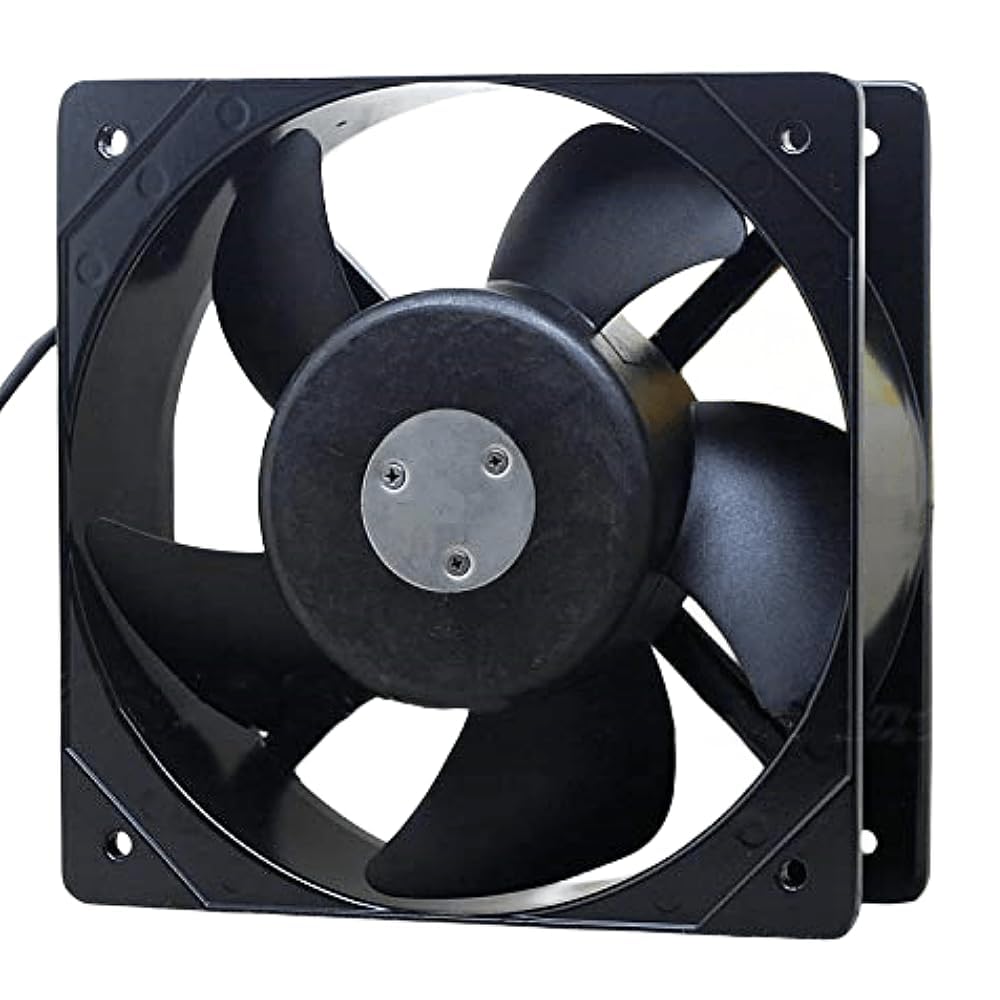 AK2072HB 205mm 2-Wire Cooling Fan 200-240V 0.30-0.49A for PC Case, Server Rack & Electronics Cooling - High Airflow 20cm Computer Fan