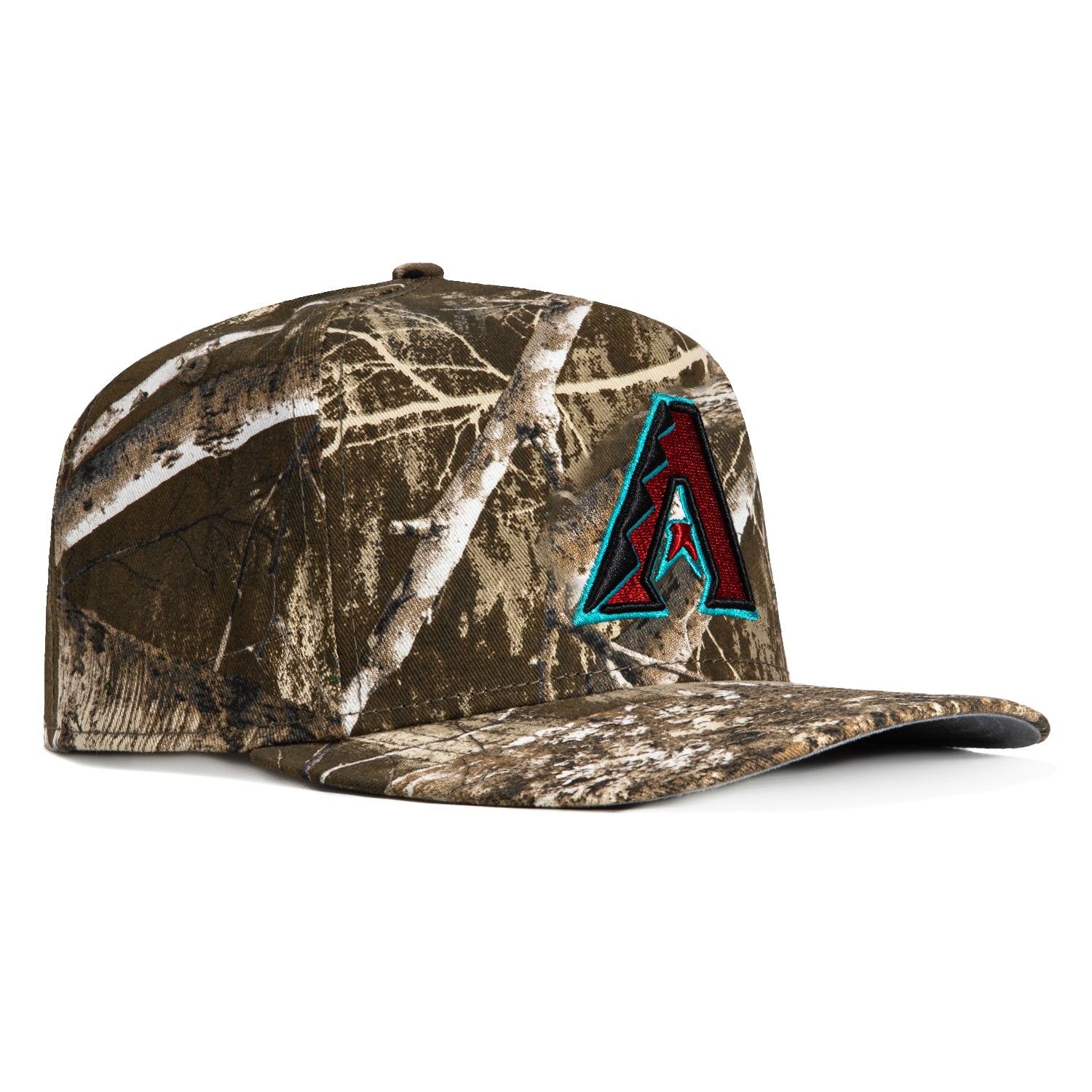 New Era 9Fifty A-Frame Arizona Diamondbacks Snapback Hat - Realtree Camo Design | Official MLB Licensed Baseball Cap for Men & Women | Perfect for Games, Outdoor Activities & Streetwear Fashion