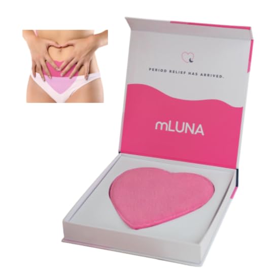 Heart-Shaped Microwavable Heating Pad for Period Cramps & Menstrual Pain Relief - Reusable Abdominal Warm Patch for Women - Perfect for Home, Office & Travel Use