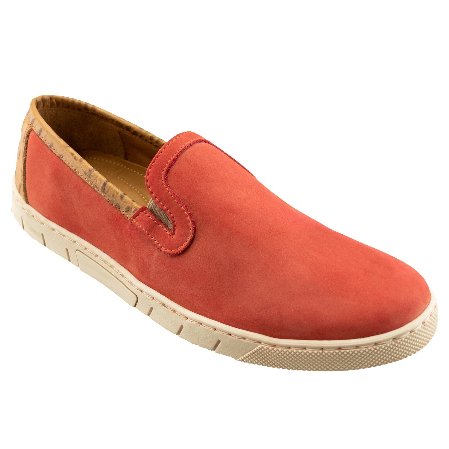 Scottsdale Slip On Faded Red Shoes - Comfortable Casual Loafers for Men & Women | Perfect for Walking, Travel & Everyday Wear