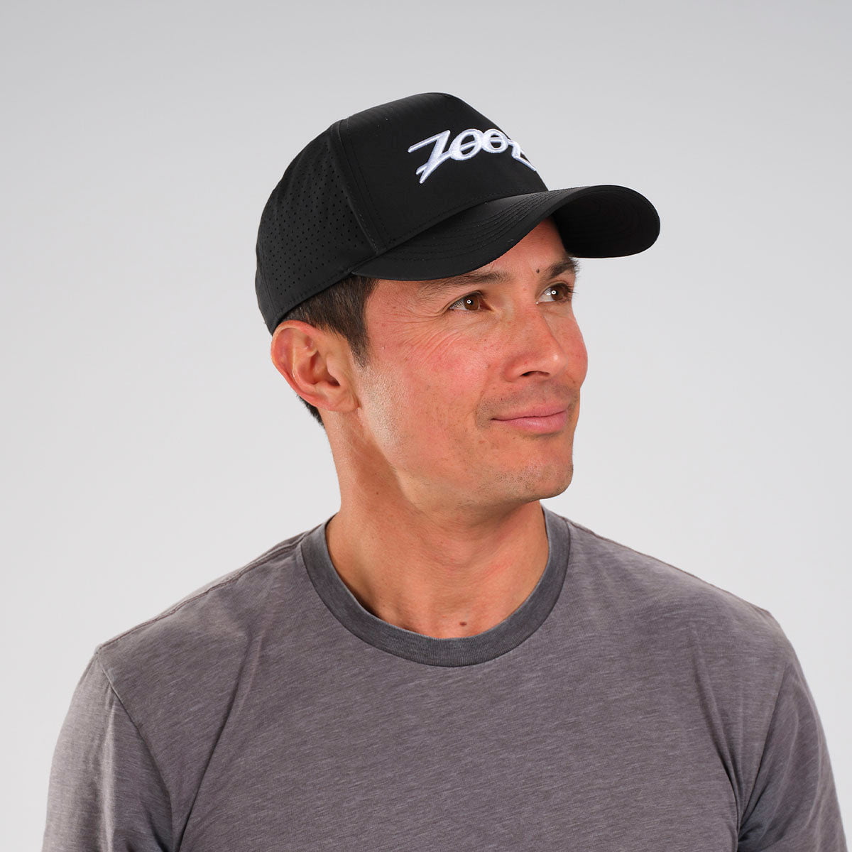 Unisex Tech Curved Bill Hat - Black | Adjustable Snapback Cap for Men & Women | Perfect for Outdoor Sports, Hiking & Casual Wear