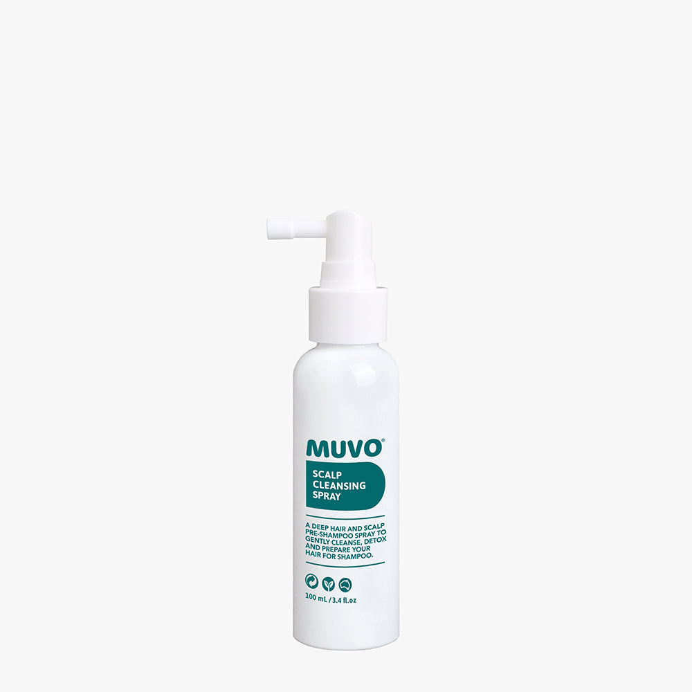 Muvo Scalp Cleansing Spray for Dry Itchy Scalp - Natural Dandruff Treatment & Hair Growth Stimulator - Perfect for Daily Scalp Care & Post-Workout Refreshment