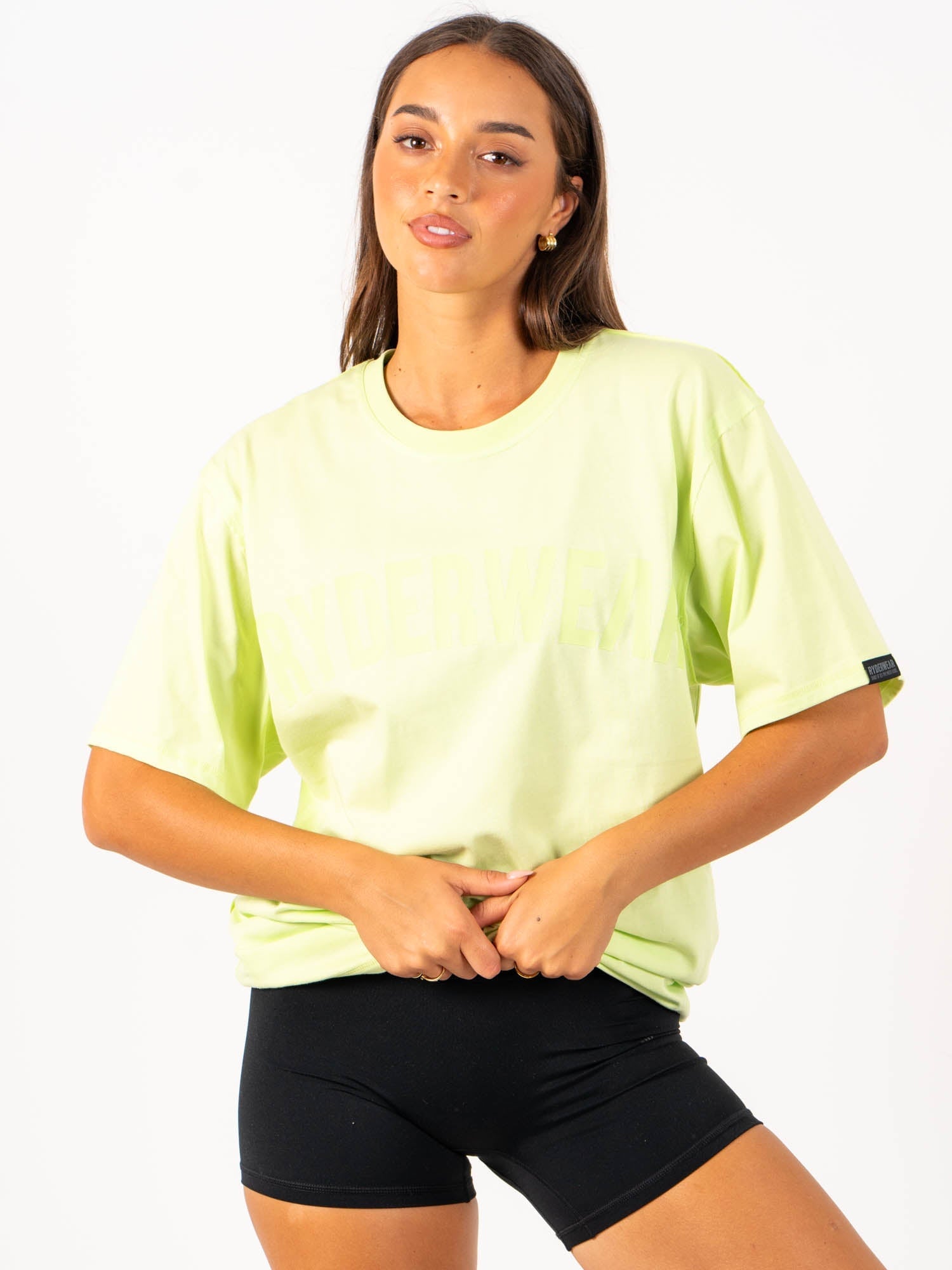 Force Oversized T-Shirt in Lime Green - Comfortable & Stylish Streetwear for Men & Women | Perfect for Casual Outfits, Lounge Wear & Urban Fashion