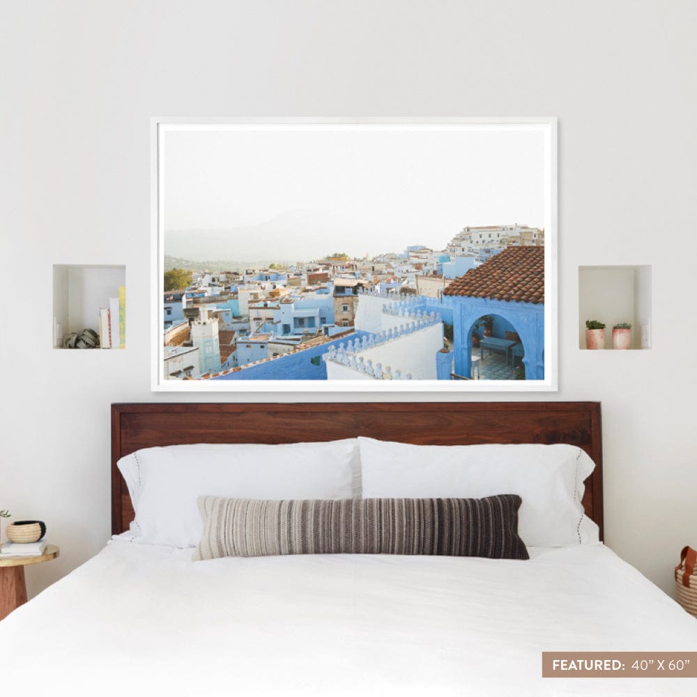 Blue City Fine Art Prints - High-Quality Wall Decor for Home & Office | Perfect for Living Room, Bedroom & Gallery