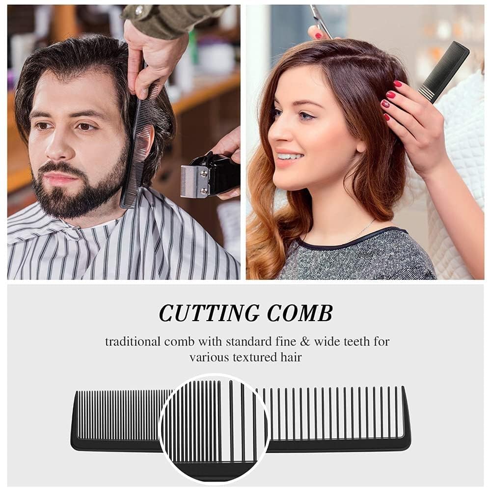 ZAUKY Black Hair Dye Brush & Comb Set - Professional Hair Coloring Tools for Home Use - Perfect for DIY Hair Coloring, Highlights, and Root Touch-Ups