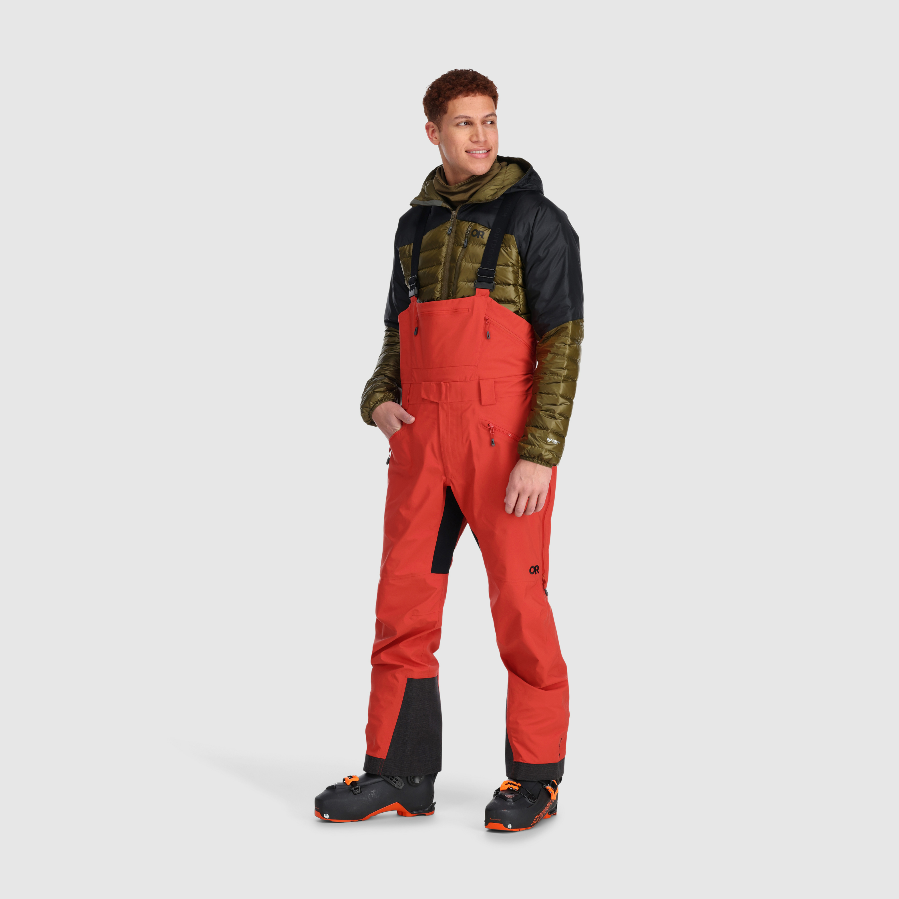Men's Waterproof GORE-TEX Bib Pants - Hemispheres II Ski & Snowboard Bibs for Cold Weather Outdoor Activities