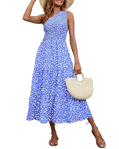 Floral Blue White