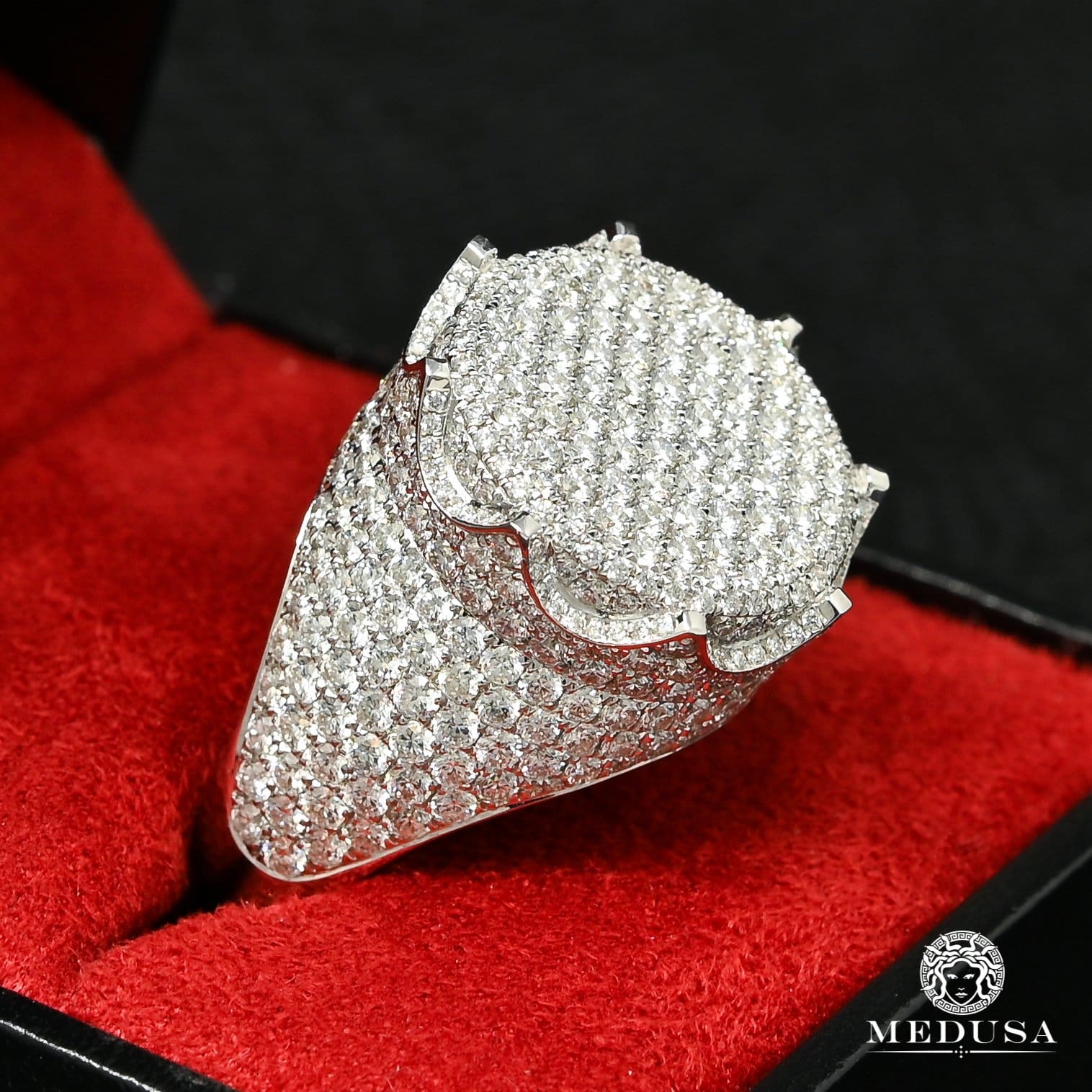 Luxury D7 VVS Diamond Ring - 14K White Gold Engagement Ring for Women | Perfect for Proposals, Anniversaries & Special Occasions