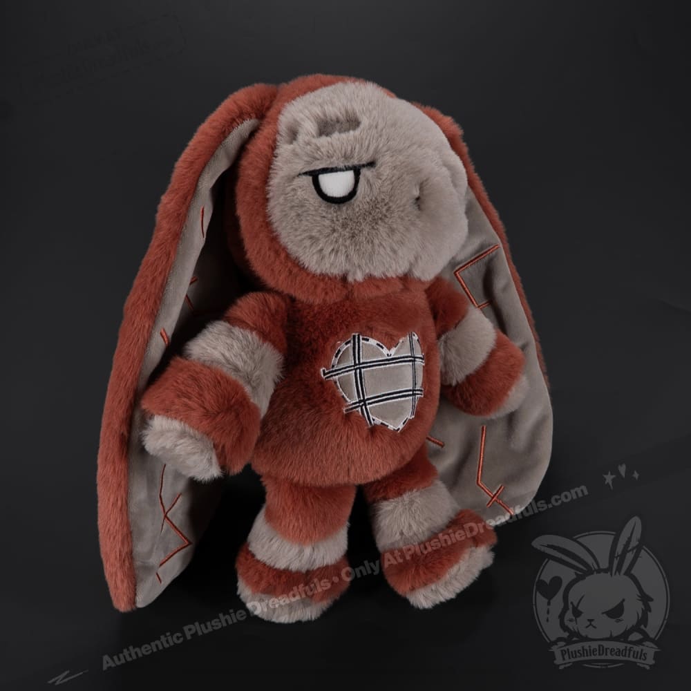 Plushie Dreadfuls Antisocial Personality Disorder Rabbit V2 - Soft Stuffed Animal Toy for Mental Health Awareness, Comfort & Therapy | Perfect Gift for Anxiety Relief, PTSD Support & Emotional Healing