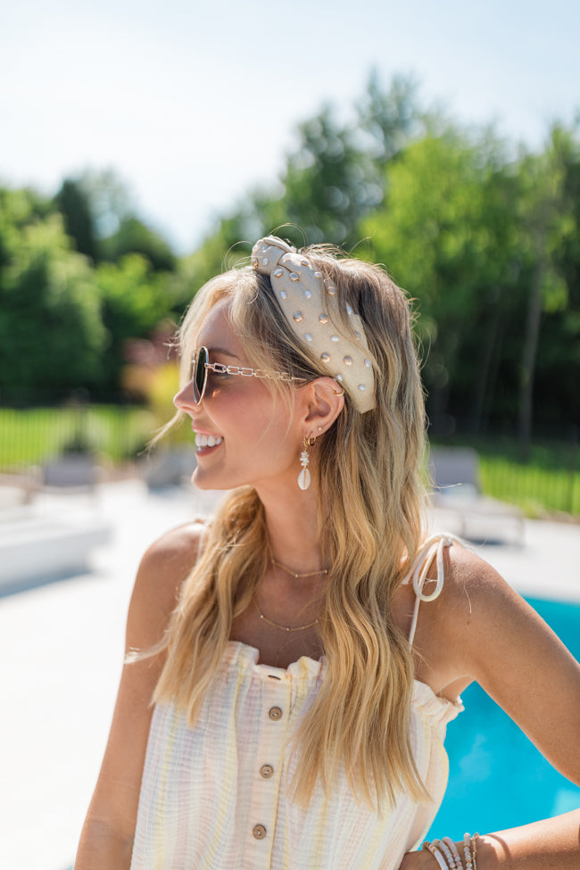 Shell Summer Headband for Women - Breathable & Stylish Hair Accessories - Perfect for Beach, Running, Yoga & Outdoor Activities