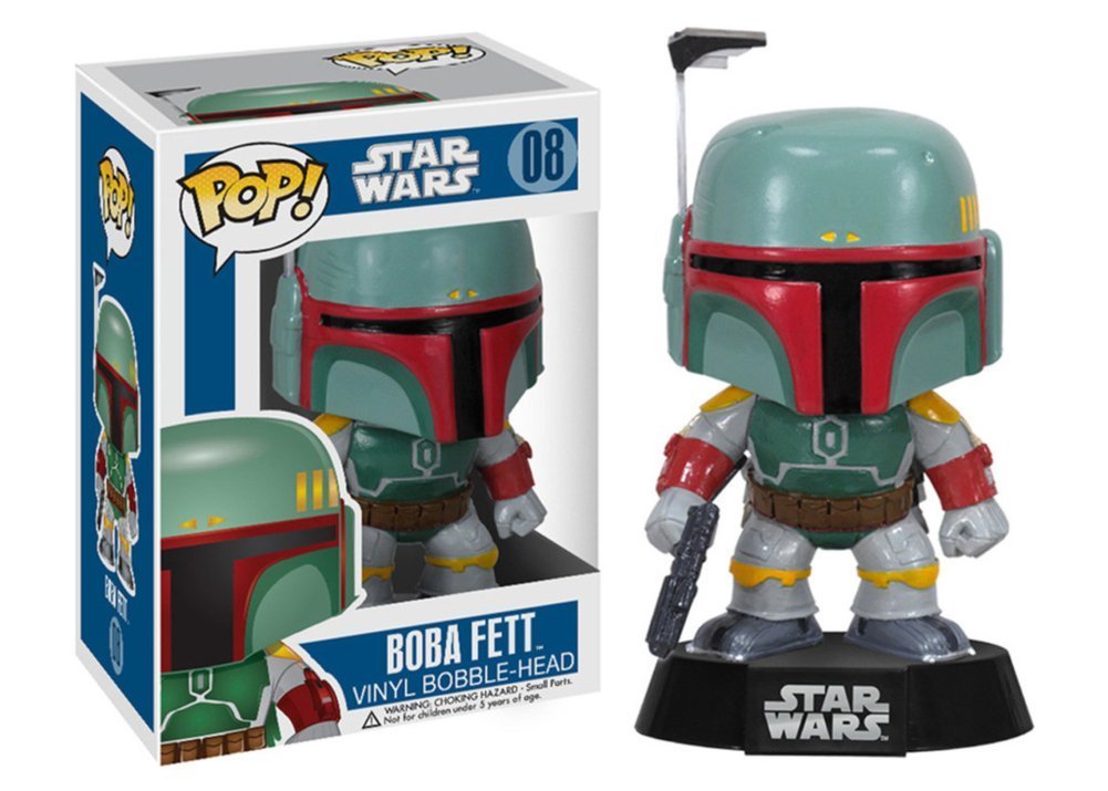 Funko Pop Boba Fett Vinyl Figure - Star Wars Collectible Toy for Kids & Adults - Official Merchandise Gift for Sci-Fi Fans - Display Model for Collectors (Perfect for Home Decor, Office Display, and Star Wars Themed Parties)