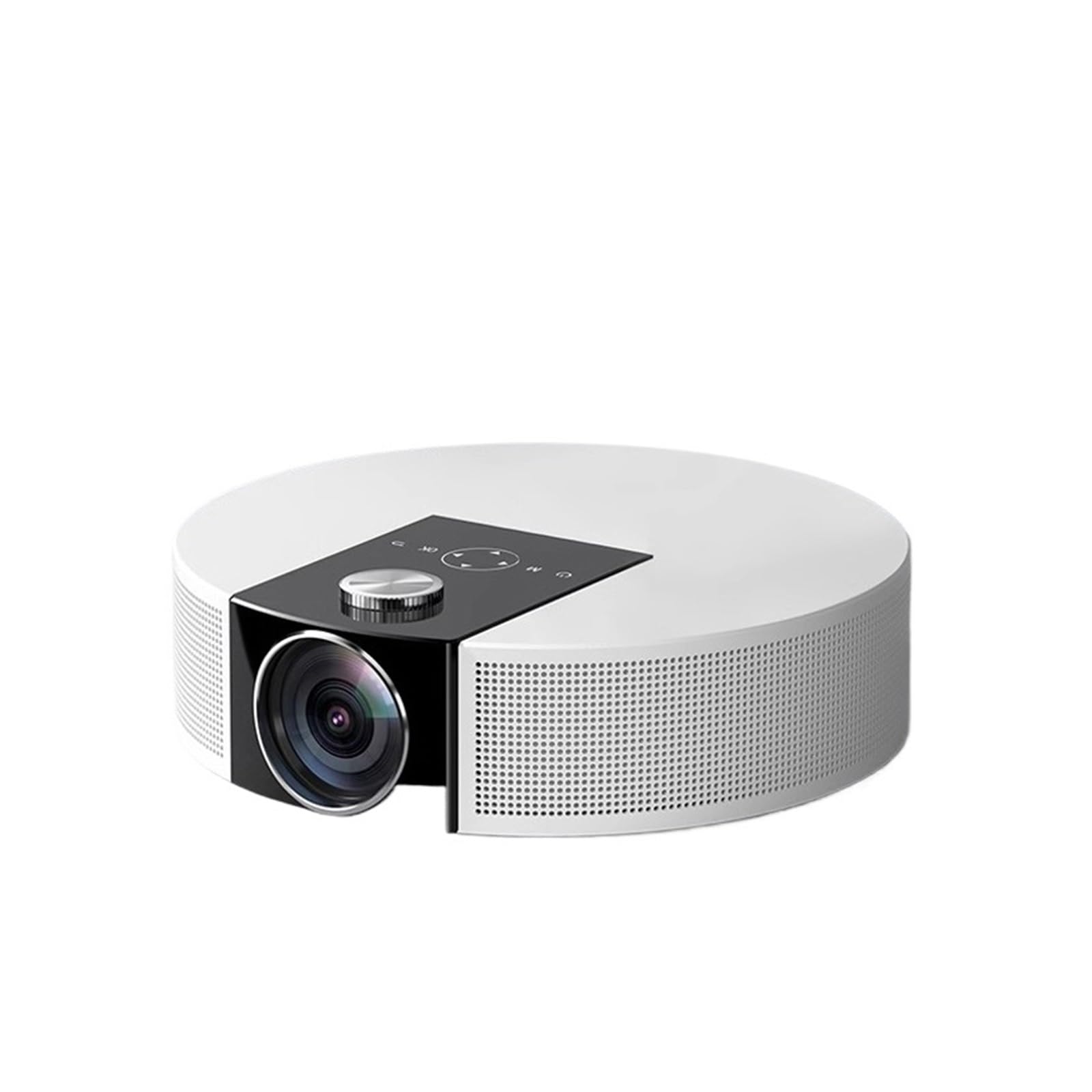 QUYNAGER Mini Smart Home Theater Projector for Bedroom, Outdoor & Mobile Screen - HD Portable Projector for Movies, Gaming & TV (D As Shown) - Perfect for Home Cinema, Camping & Backyard Movie Nights